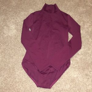 Maroon leotard